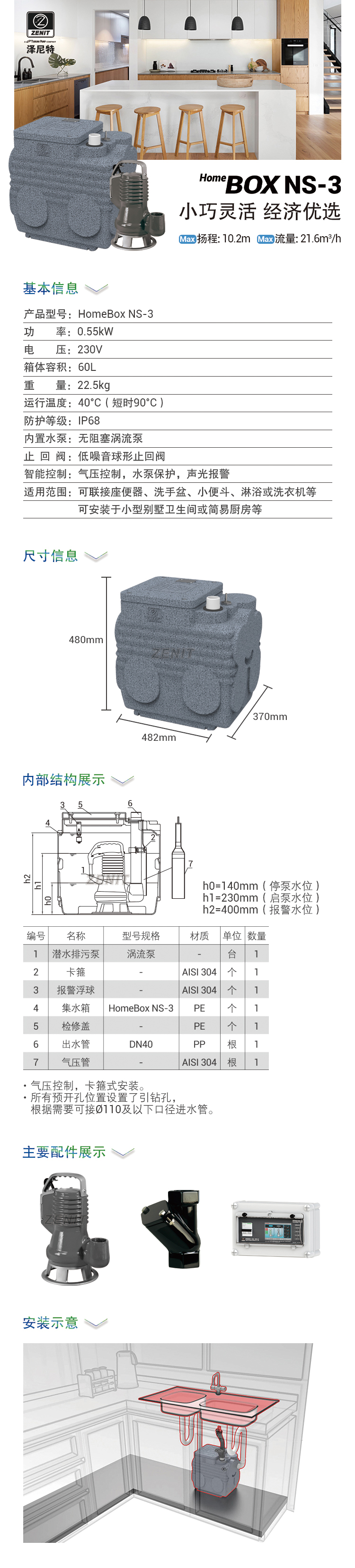 HomeBox NS-3 产品长图
